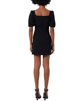 French Connection Berina Puff-Sleeve Bodycon Dress