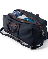 Lands' End Waxed Canvas Travel Duffle Bag