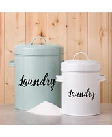 Amici Home Launderette Metal Storage Canister - Small