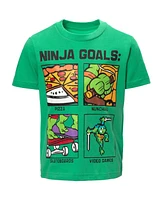 Teenage Mutant Ninja Turtles Boys Leonardo Michelangelo Raphael 2 Pack T-Shirts to