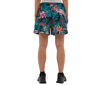 Bench Dna Women's Midmoor French Terry Printed Shorts