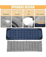 Skonyon 2-Piece Folding Bed & Camping Cots with Removable Cotton Mattress Indoor/Outdoor