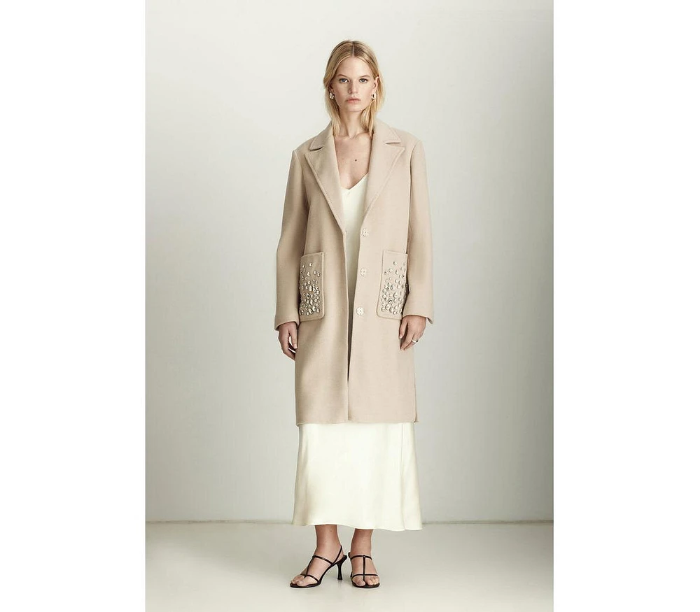 Dawn Levy Women's Wool Colette Coat