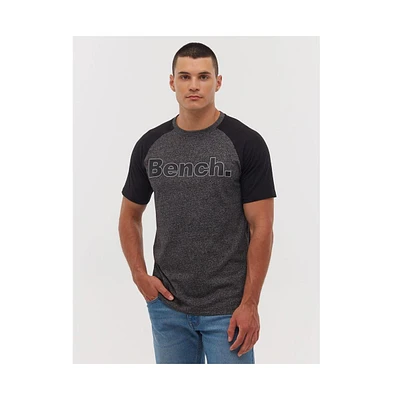 Bench Dna Men's Runcorn Colorblock Raglan Sleeve T-Shirt