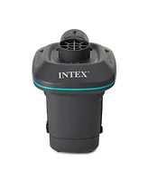 Intex 66639E 120 V Ac Electric Quick Fill Air Pump with 3 Interconnected Nozzles