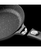 BergHOFF Gem 12.5" Nonstick Fry Pan with Detachable Handle, Black