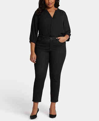 Nydj Plus Size Stella Tapered Ankle Jeans