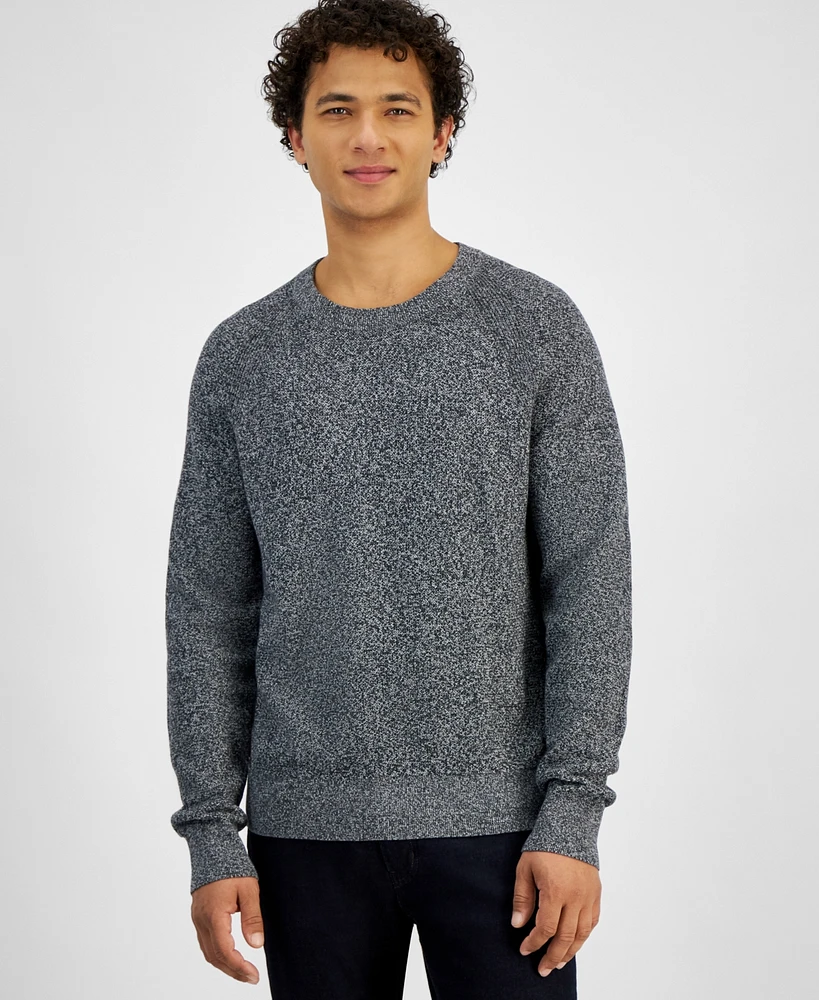 Michael Kors Men's Modern-Fit Textured Mouline Sweater