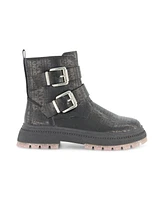 Dkny Little and Big Girls Crissa Buckles Lug Boot