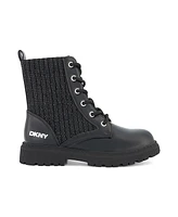 Dkny Little and Big Girls Ava Menia Combat Boot