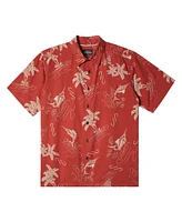 Quiksilver Waterman Men's Bimini Twist Short Sleeve Shirt