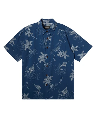 Quiksilver Waterman Men's Bimini Twist Short Sleeve Shirt