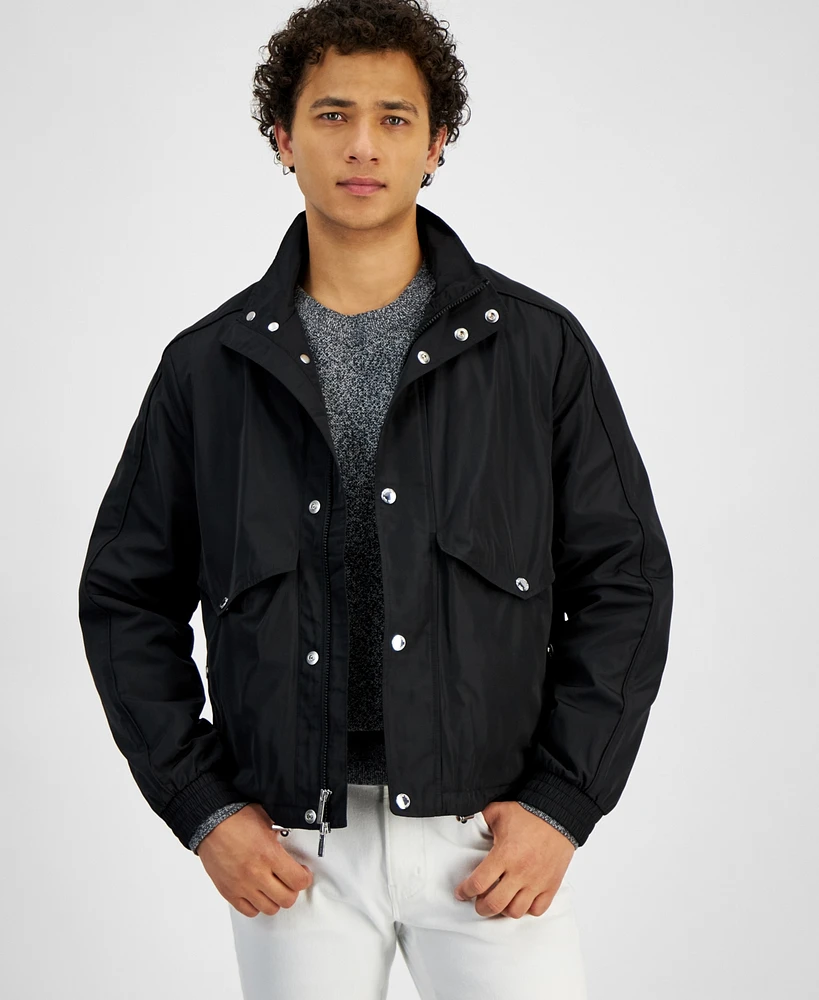 Michael Kors Men's Lightweight Water-Resistant Windbreaker