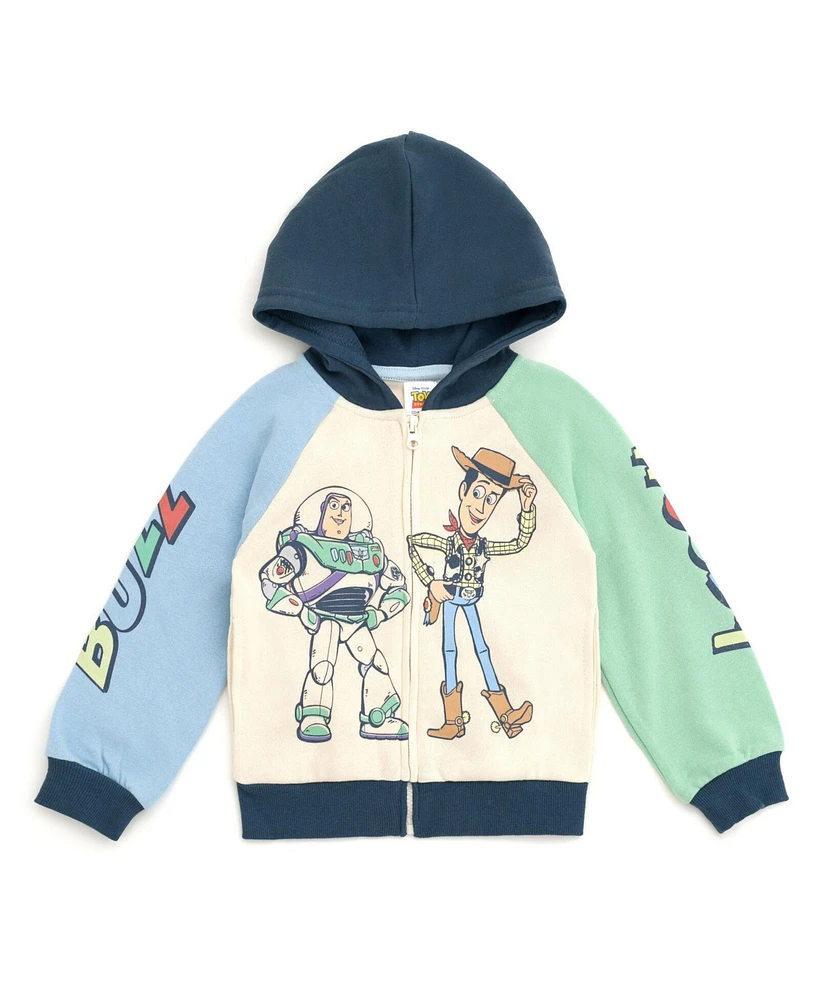 Disney Toddler Boys Toy Story Mickey Mouse Lilo & Stitch Fleece Zip Up Hoodie to (2T - 18-20)