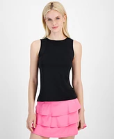 Id Ideology Women's Reflective Perforated Tank Top, Created for Macy's