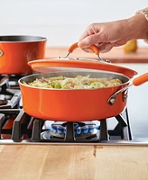 Rachael Ray Cook + Create 3-Qt. Nonstick Saute Pan with Lid