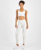 Id Ideology Women's Water-Bubbles 7/8 Leggings, Created for Macy's