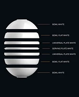 Villeroy & Boch La Boule White 7-Piece Dinnerware Set, Service for 2