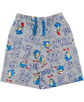 Sega Little Boys Sonic the Hedgehog Knuckles Tails Sonic The Hedgehog 3 Pack Shorts to