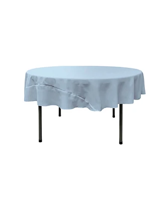 Slickblue 72" Round Tablecloth, Elegant Polyester Poplin for Events & Dining