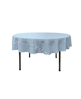 Slickblue 72" Round Tablecloth, Elegant Polyester Poplin for Events & Dining