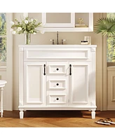 Slickblue Bathroom Vanity with Top Sink for Elegant and Practical Use