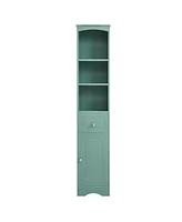 Slickblue Tall Bathroom Cabinet Slim and Space-Saving Storage Solution