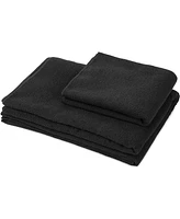 BalanceFrom Fitness 7 Piece Yoga Set with Mat, Stretch Strap & Knee Pad