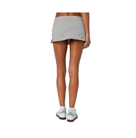 Edikted Women's Bayside slitted micro skort