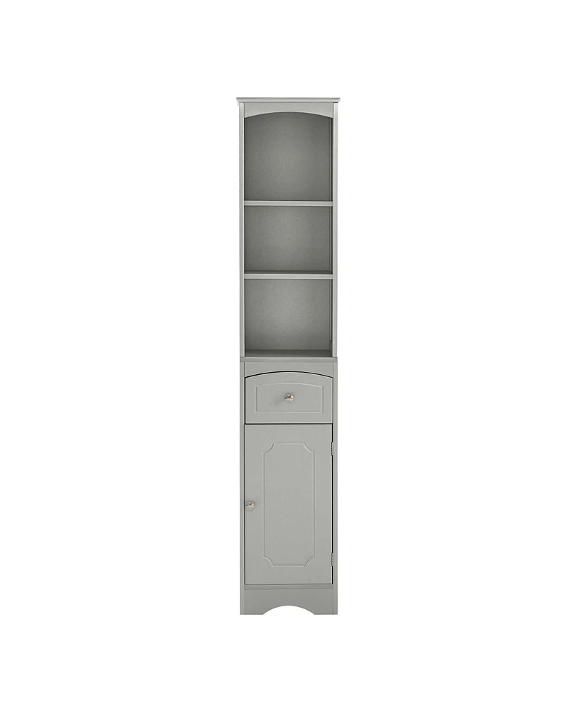 Slickblue Versatile Bathroom Cabinet with Shelves and Doors for Efficient Storage and Organization