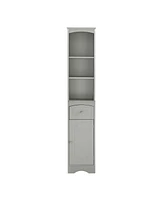 Slickblue Versatile Bathroom Cabinet with Shelves and Doors for Efficient Storage and Organization