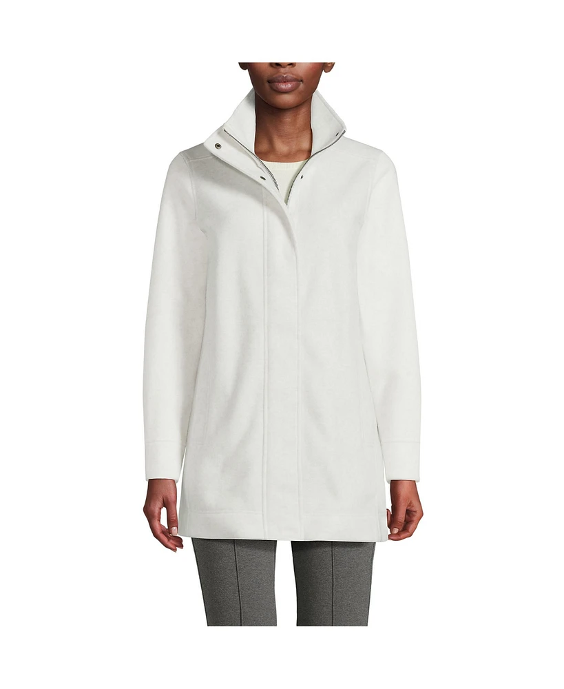 Lands' End Women's Luxe Fleece Coat