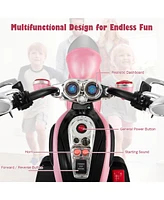 Costway 3 Wheel Kids Ride On Motorcycle 6V Battery Powered Electric Toy