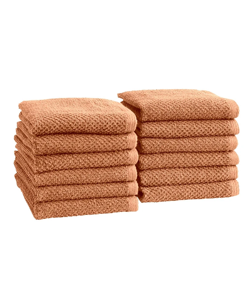 Linery & Co. Cotton Popcorn Texture 12 Piece Washcloth Set