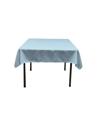 Slickblue 52x52 Inch Square Tablecloth Durable Polyester Poplin, Perfect for Dining & Events