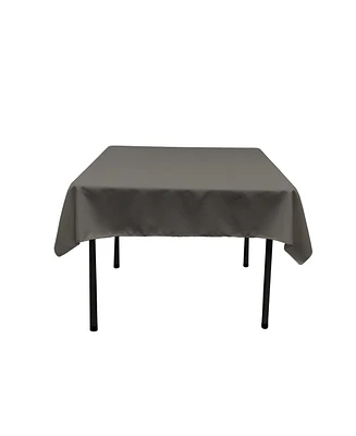 Slickblue 52x52 Inch Square Tablecloth Durable Polyester Poplin, Perfect for Dining & Events