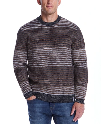 Weatherproof Vintage Men's Mixed Stripe Crewneck Sweater