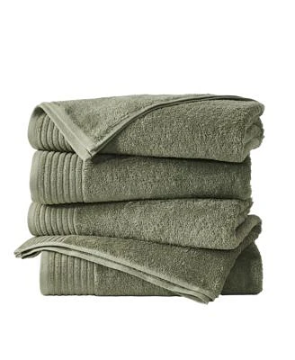 Linery Co Linery Co. 100 Featherspun Cotton Quick Dry 4 Piece Bath Towel Set