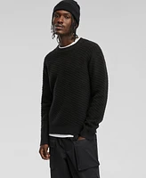 Mode of One Men's Relaxed-Fit Diagonal Texture Sweater, Created for Macy's