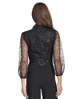 Halston Women's Sequined Jumpsuit