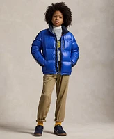 Polo Ralph Lauren Big Boys Logo Down Hooded Jacket