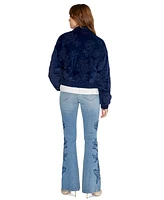 Driftwood Women's Farrah Embroidered Flare Jeans