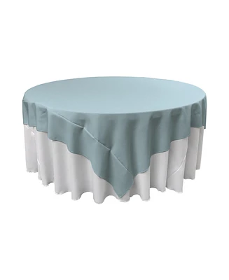 Slickblue 90x90 Inch Square Tablecloth Durable Polyester Poplin, Perfect for Dining & Special Events