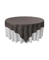 Slickblue 90x90 Inch Square Tablecloth Durable Polyester Poplin, Perfect for Dining & Special Events