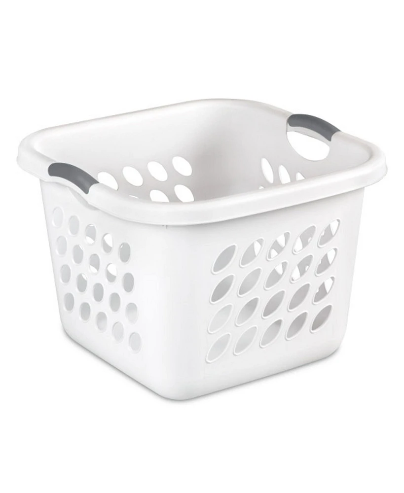 Sterilite 12178006 Ultra Square Laundry Basket with Titanium Inserts (12 Pack)