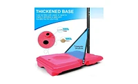 Slickblue Portable Basketball Goal System with Stable Base and Wheels