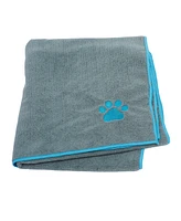 Country Living Marine Blue Microfiber Dog Bath Towel