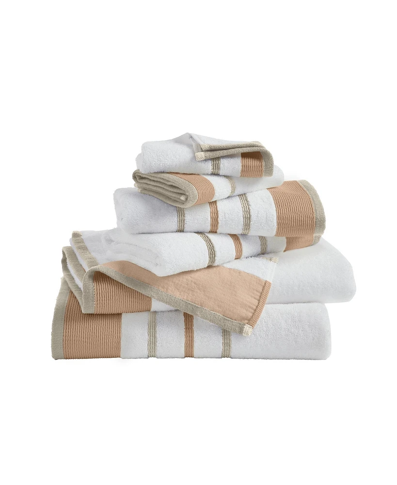 Linery & Co Co. Combed Cotton Absorbent Durable Decorative Towel Set