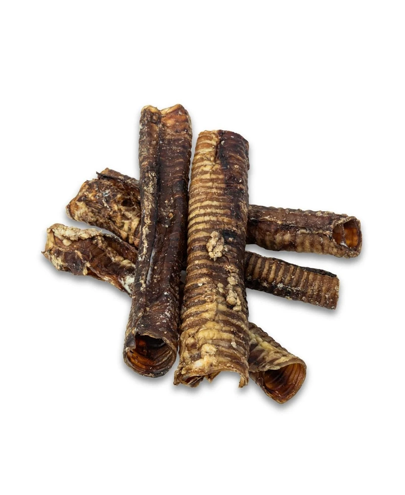 Country Living Beef Trachea Dog Treats - 100% Natural, High-Protein, Low-Fat Chews with Chondroitin for Joint Support – 6” (5