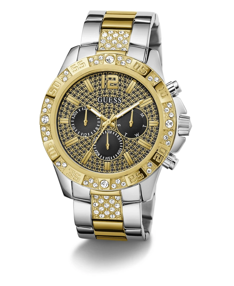 Guess Men's Multi-Function Two-Tone Stainless-Steel Watch 48mm